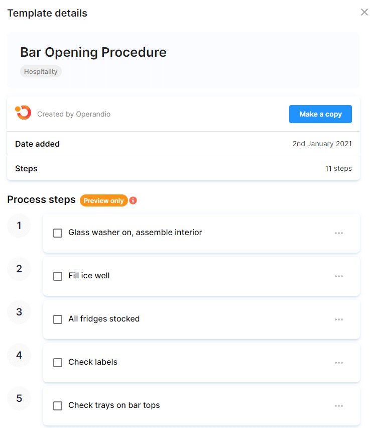 Opening and Closing Checklist Template FREE Restaurant, Bar & Retail