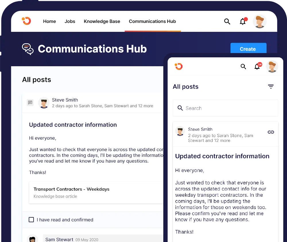 A connected workforce