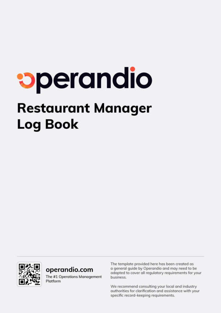 Restaurant Manager Log Book: A Daily Planner And Organizer For Restaurant Operations Management: Alg, Amn Gjj - View #4