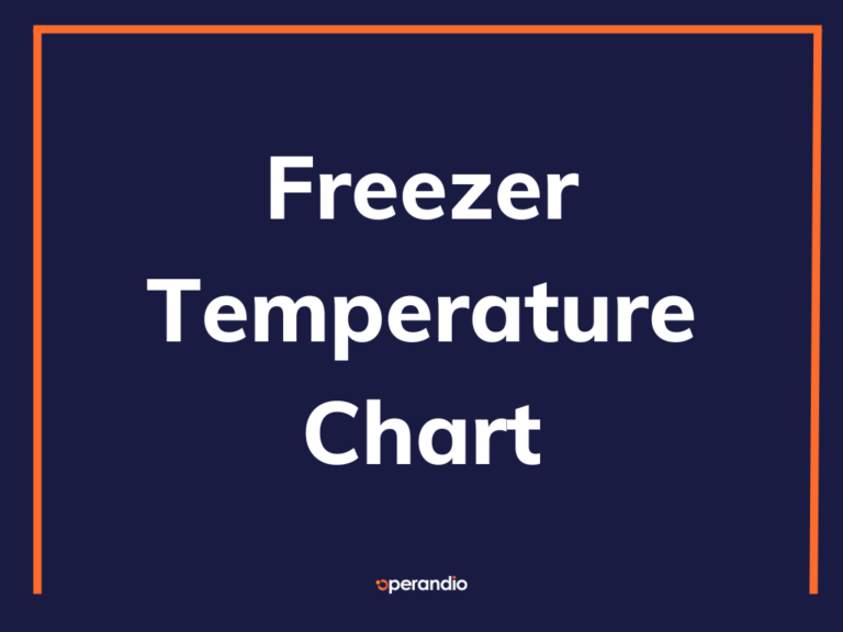 Freezer Temperature Chart Get Our FREE Chart!