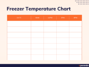 Freezer Temperature Chart: Get Our FREE Chart!