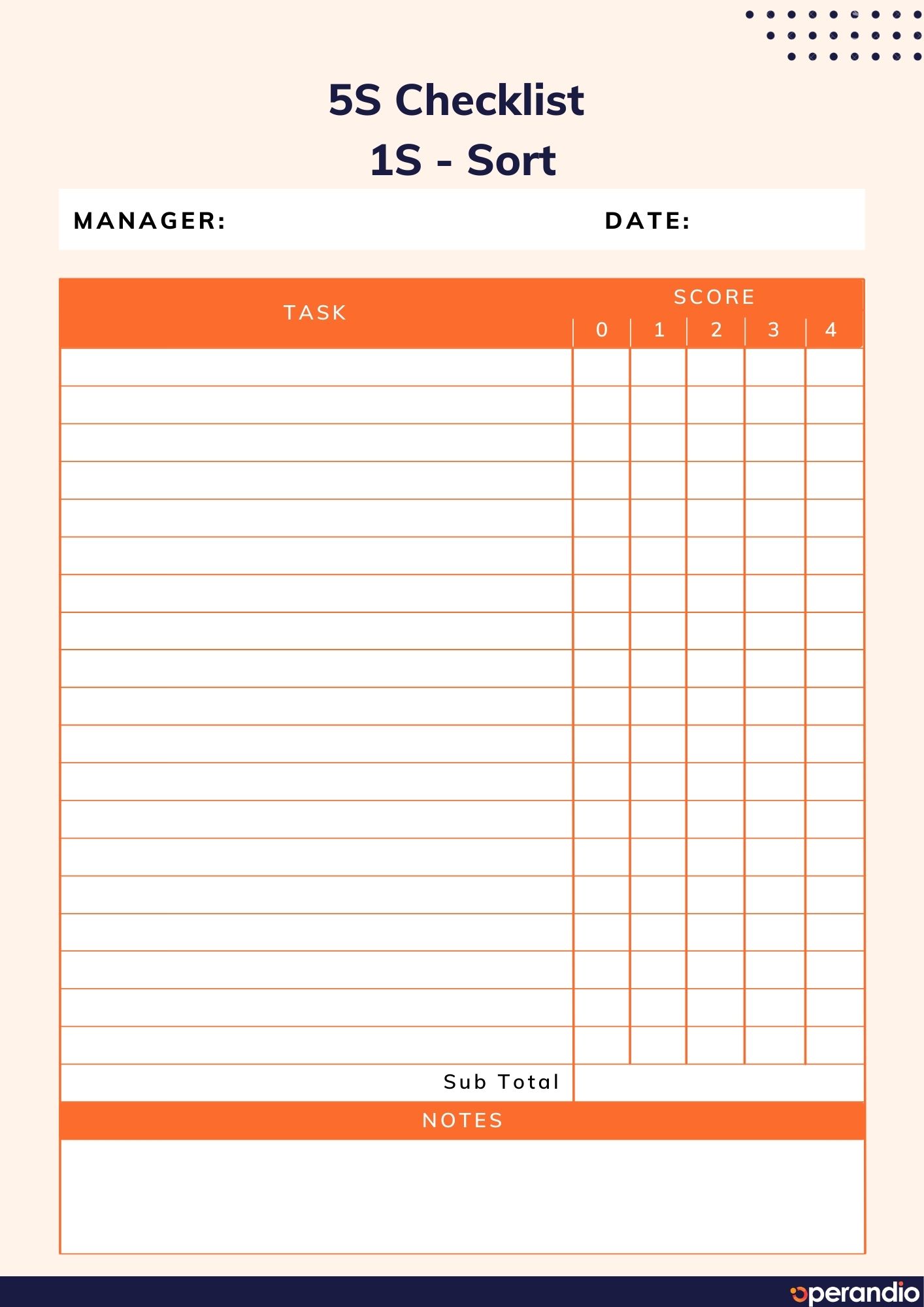 5s checklists template free 5s audit checklist for your manufacturing