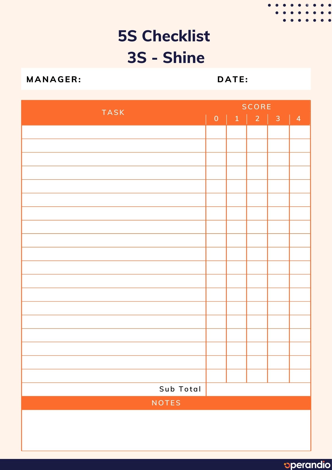 5S Checklists Template: FREE 5S Audit Checklist For Your Manufacturing ...