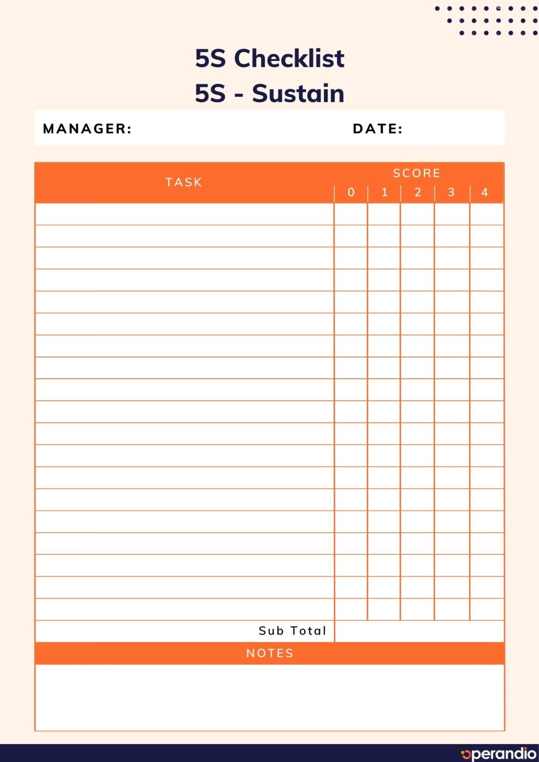 5s checklists template free 5s audit checklist for your manufacturing