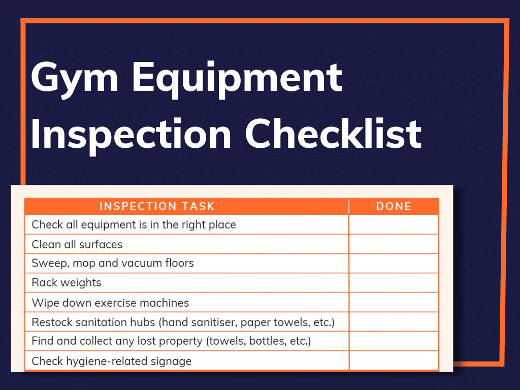 Gym Safety Checklist Template Ensure Facility Safety