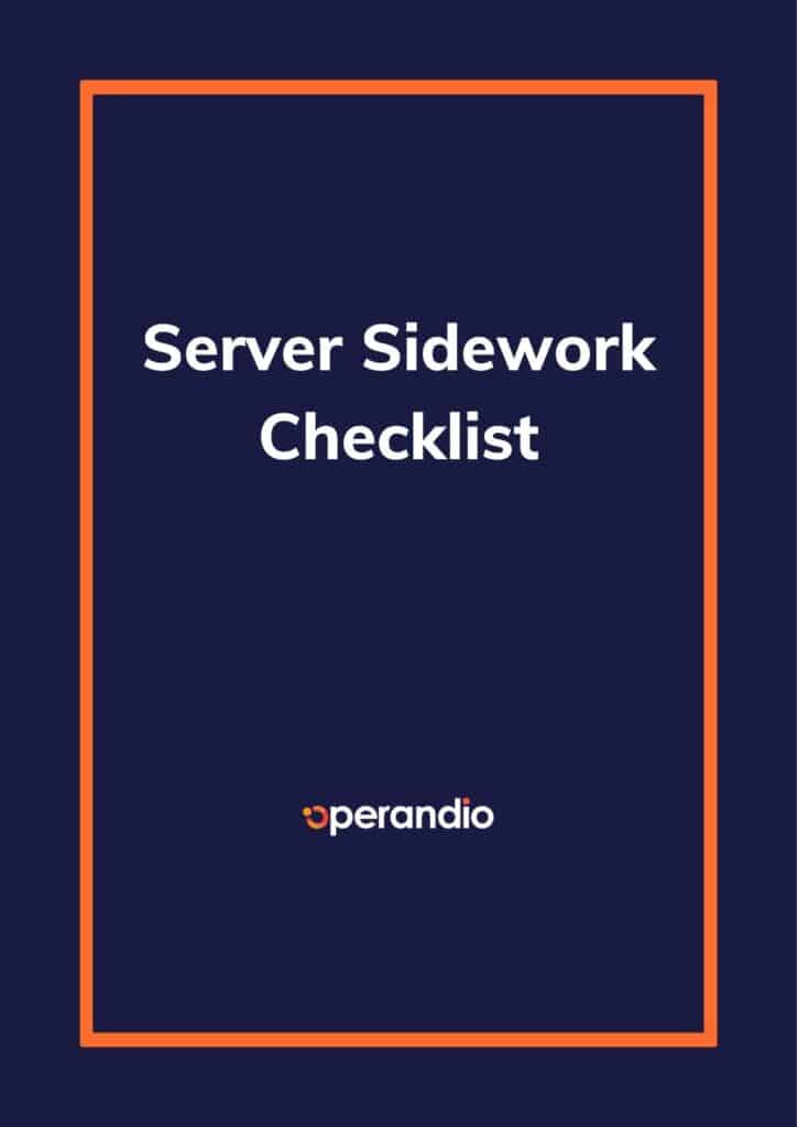 server sidework checklist 1