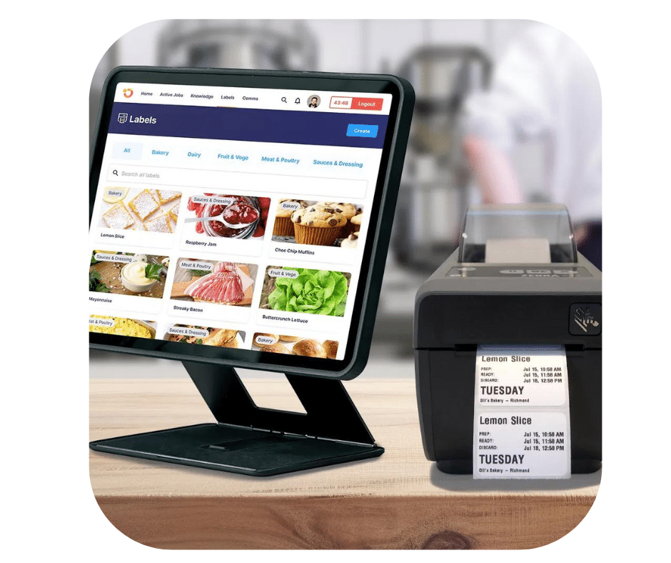 Automated Food Prep Labeling System