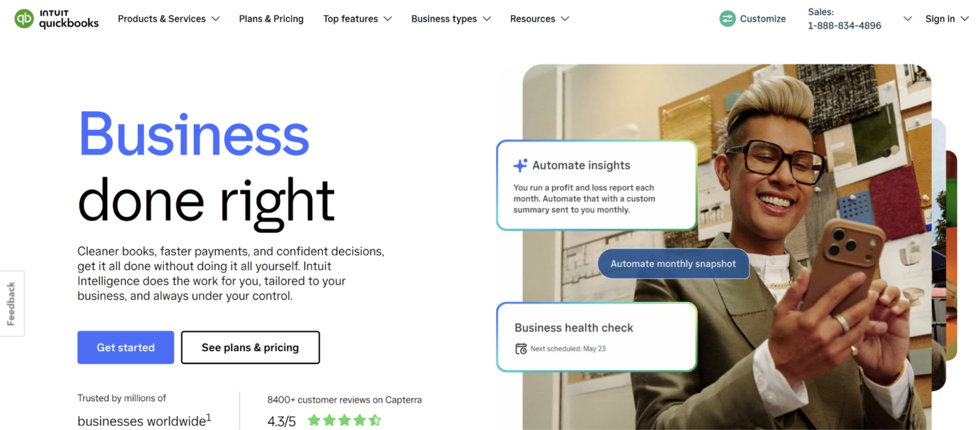 QuickBooks Online: Best For General Accounting