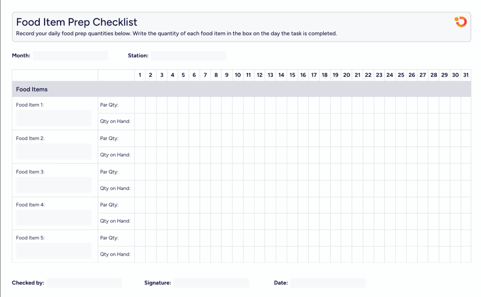 2025 Prep List Template [PDF] + Better Alternatives Included
