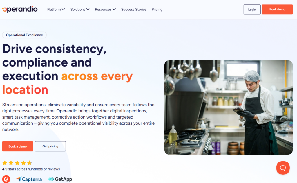 Operandio homepage