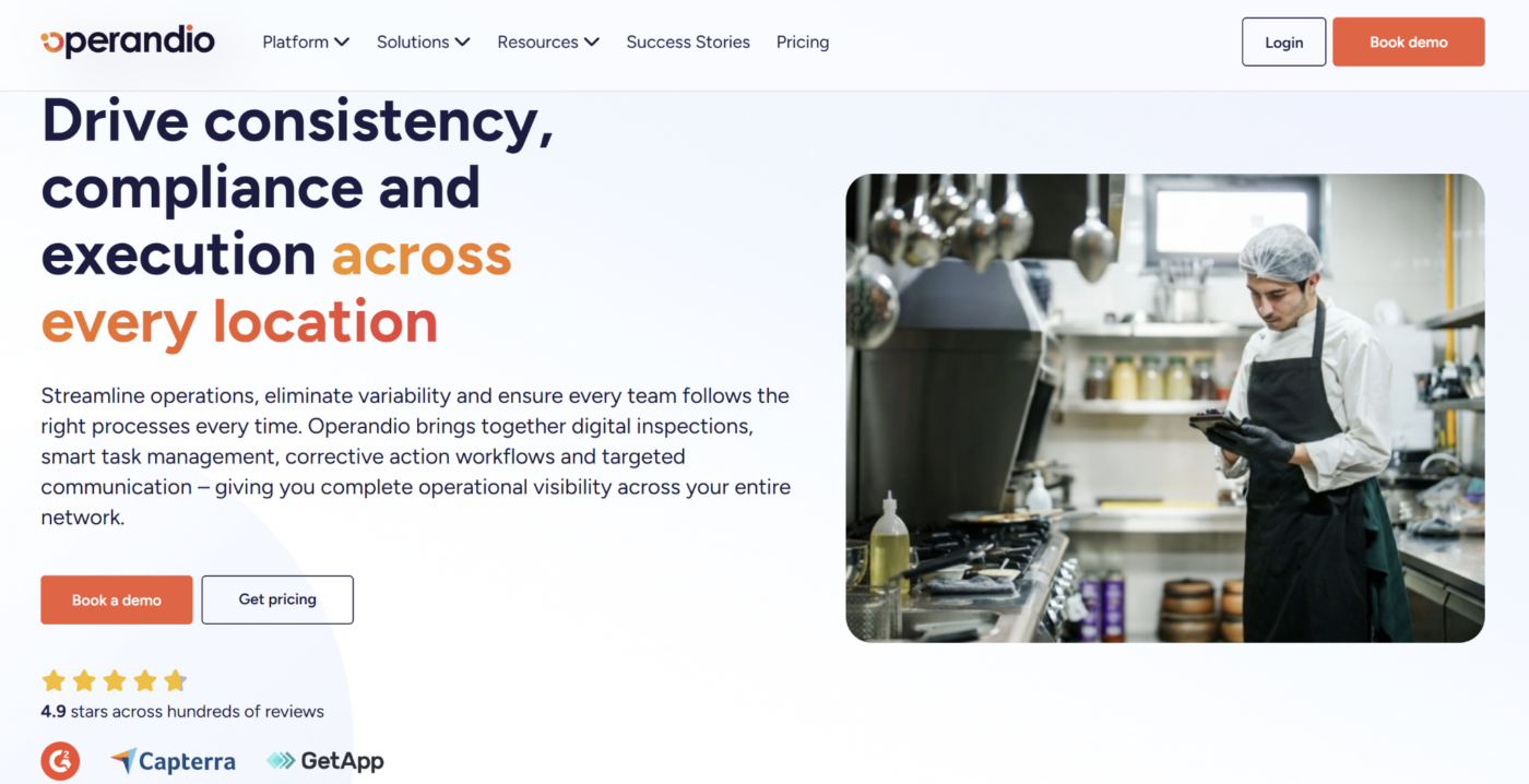 Operandio homepage